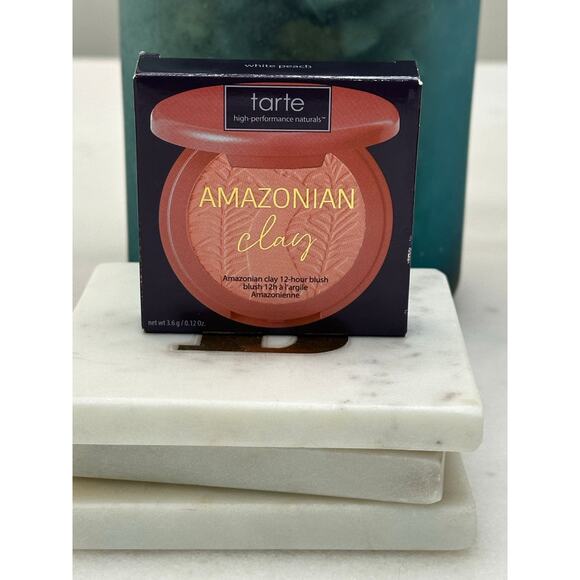 Tarte Amazonian Clay 12-Hour Blush 3.6 g/0.12 oz - White Peach - Picture 1 of 5